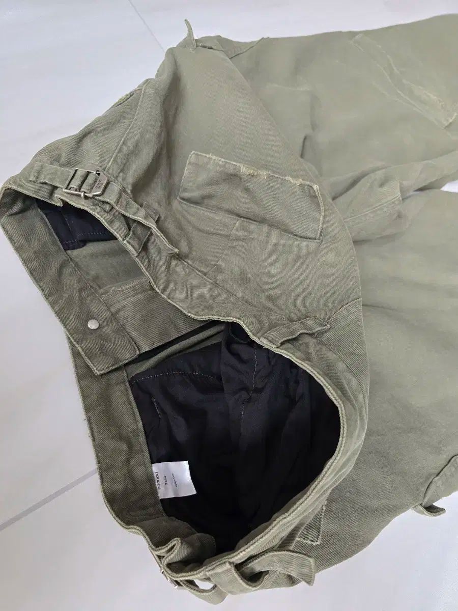  Nonnod ダブルポケット ヴィンテージ カーゴパンツ チノパン パンツ