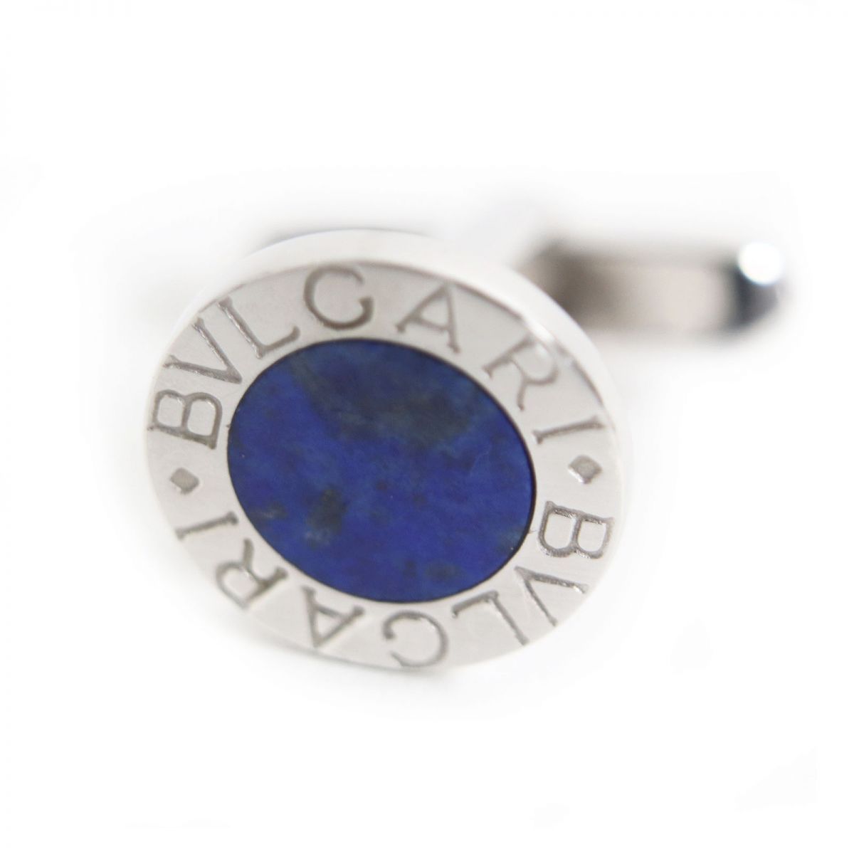 美品□BVLGARI  SV925×ラピスラズリ カフスボタン  ケース付 美品□BVLGARI ブルガリブルガリ SV925×ラピスラズリ カフス