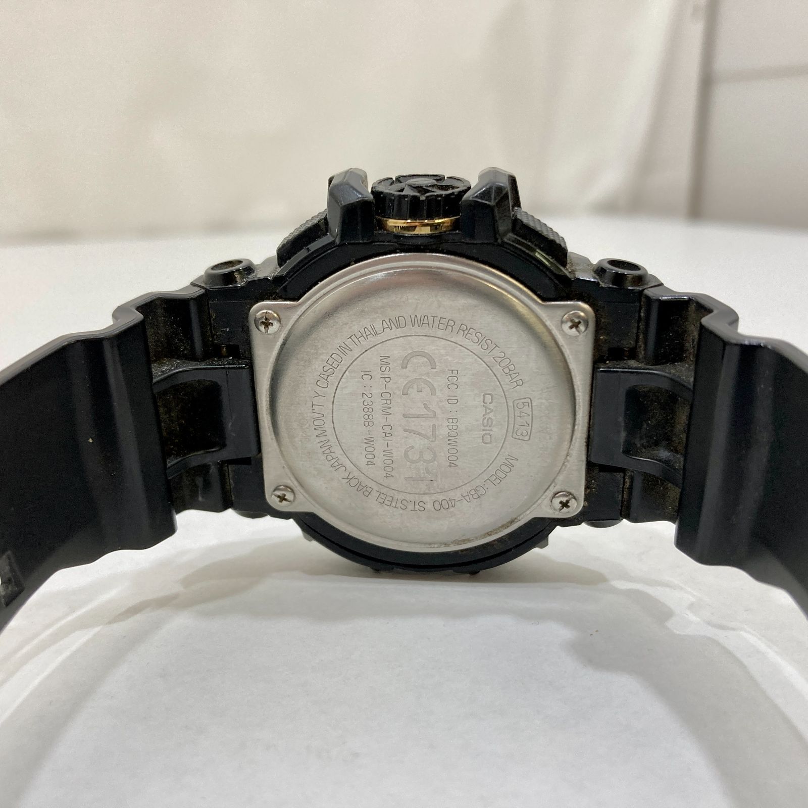 CASIO G-SHOCK G'MIX GBA-400-1A9JF クォーツ アナデジ 電池残量