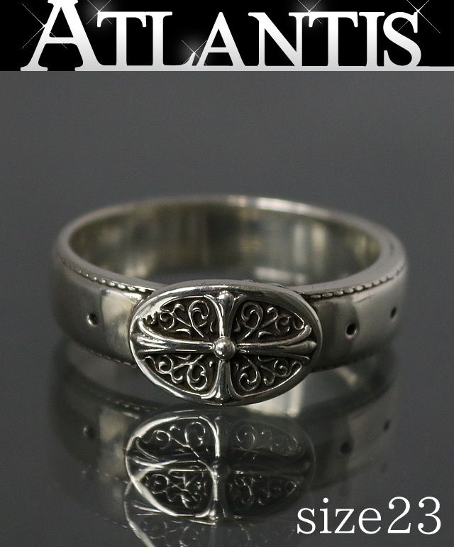 CHROME HEARTS クロムハーツ OVAL CROSS STRAP1.5/34 1.5クラシック