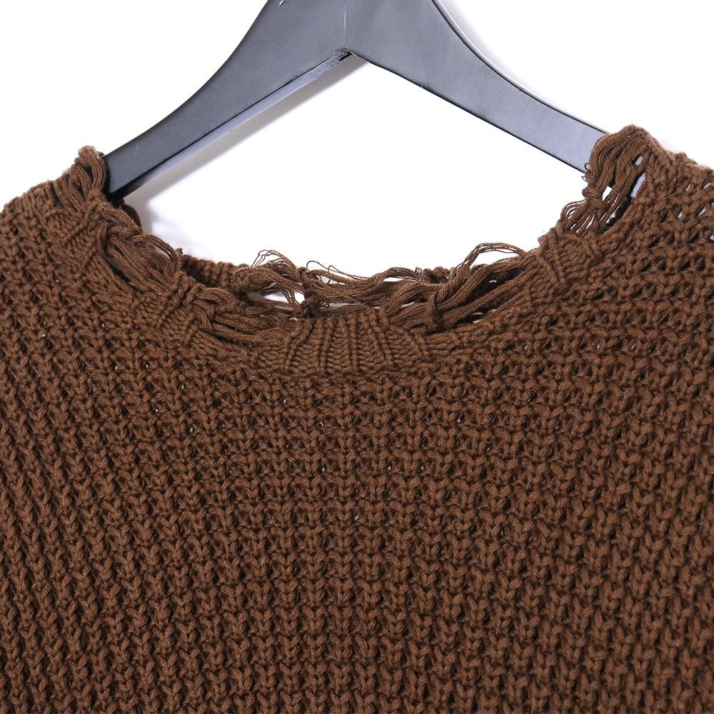 CVTVLIST CTLS CRASH KNIT フリーサイズ ブラウン 2201100301 - メルカリ