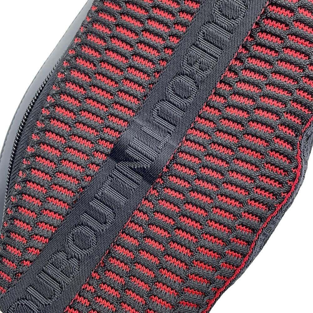 ルブタン ボディバッグ スパイクスタッズ ウエストバッグ ブラック レッド クリスチャン・ルブタン ボディバッグ スタッズ レザー スパイク