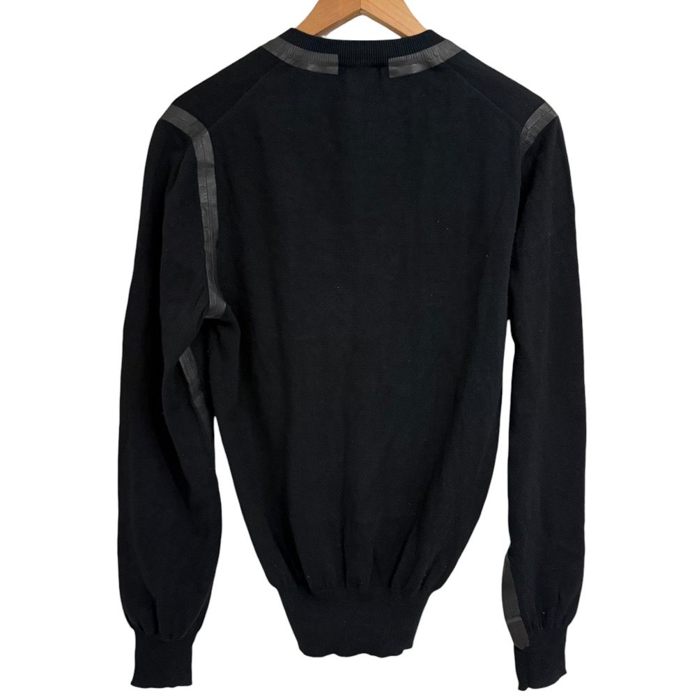 定価約10万 DOLCE&GABBANA シルクセーター 48 黒 ドルガバ 美品 DOLCE&GABBANA ドルチェ＆ガッバーナ カシミヤ シルク 黒