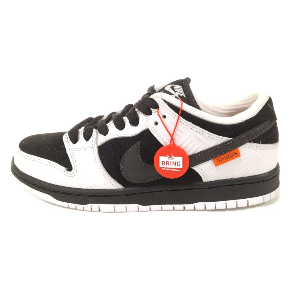 NIKE SB (ナイキエスビー) ×TIGHTBOOTH SB DUNK LOW PRO QS タイトブース エスビーダンク ローカットスニーカー  ホワイト/ブラック FD2629-100 US7 - メルカリ