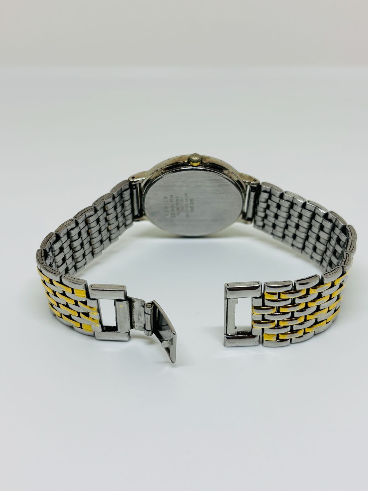 稼働品 SEIKO メンズ 腕時計 セイコー ゴールド クオーツ式 ビンテージ SEIKOメンズ クォーツ 腕時計 ゴールドビンテージ｜Yahoo!フリマ
