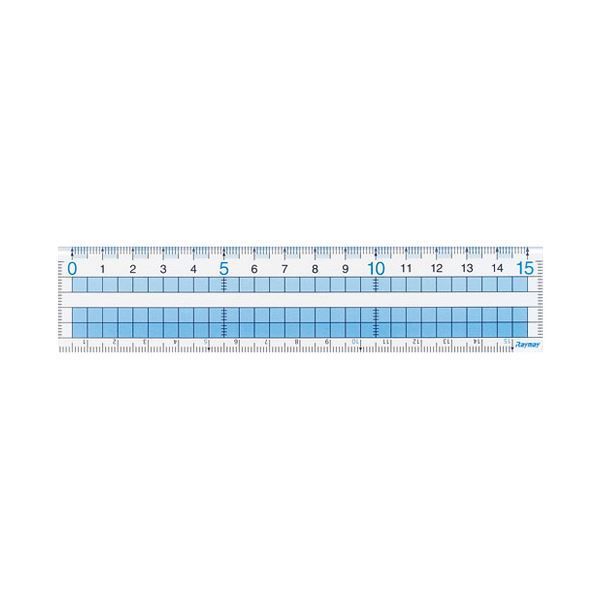 まとめ レイメイ藤井 見やすい方眼定規 15cm AJH158 ×50セット