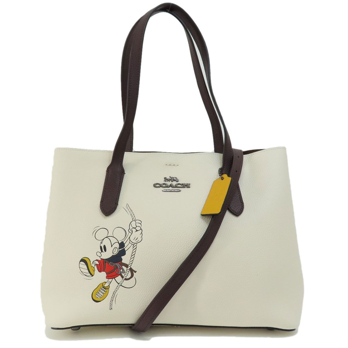 COACH コーチ 3710 2WAY ディズニーコラボ ミッキーマウス トート 
