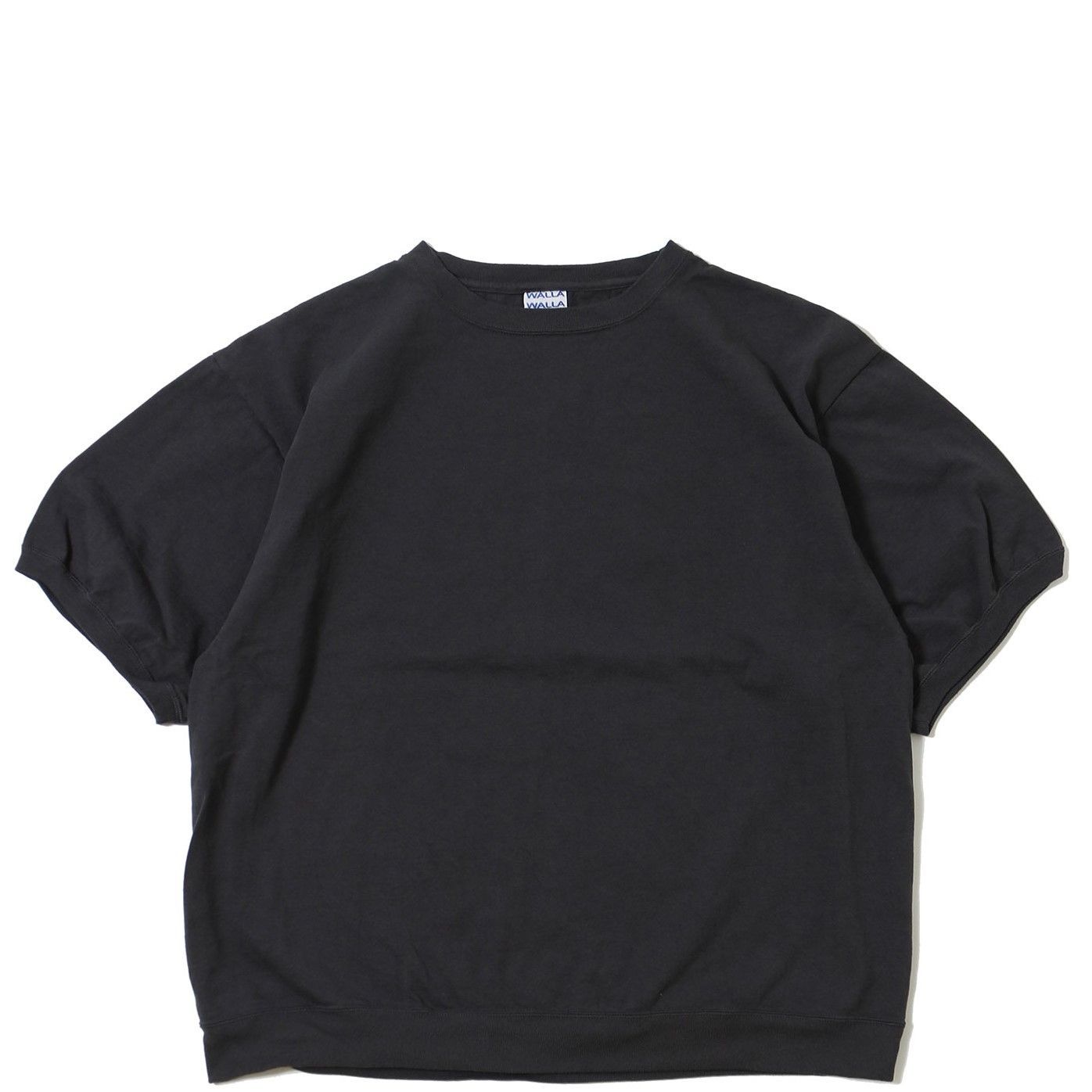 WALLA WALLA SPORT/9oz LANTERN SLEEVE TEE  USED BLACK