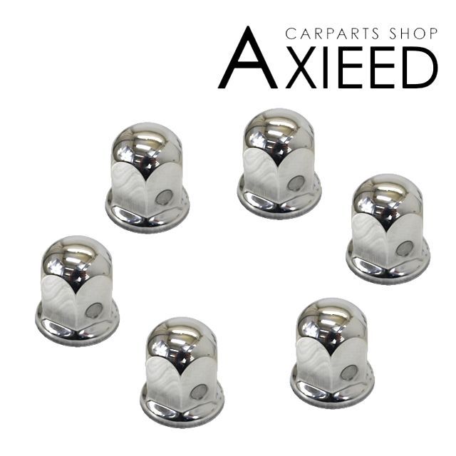 トラック　ホイールナット　キャップ　58個!! トラック ナットキャップ ステンレス 41mm x 58mm 6個セット ホイール