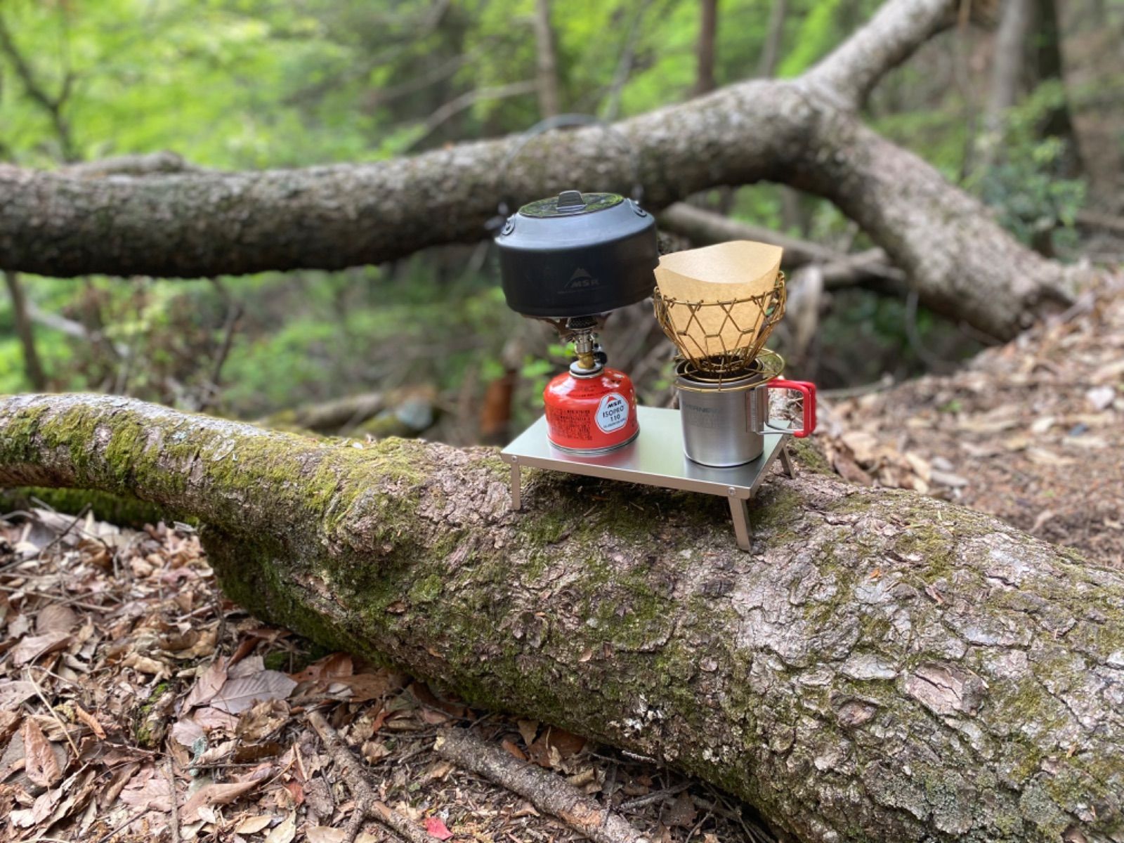 チタン製 登山用テーブル ソロテーブル チタンテーブル