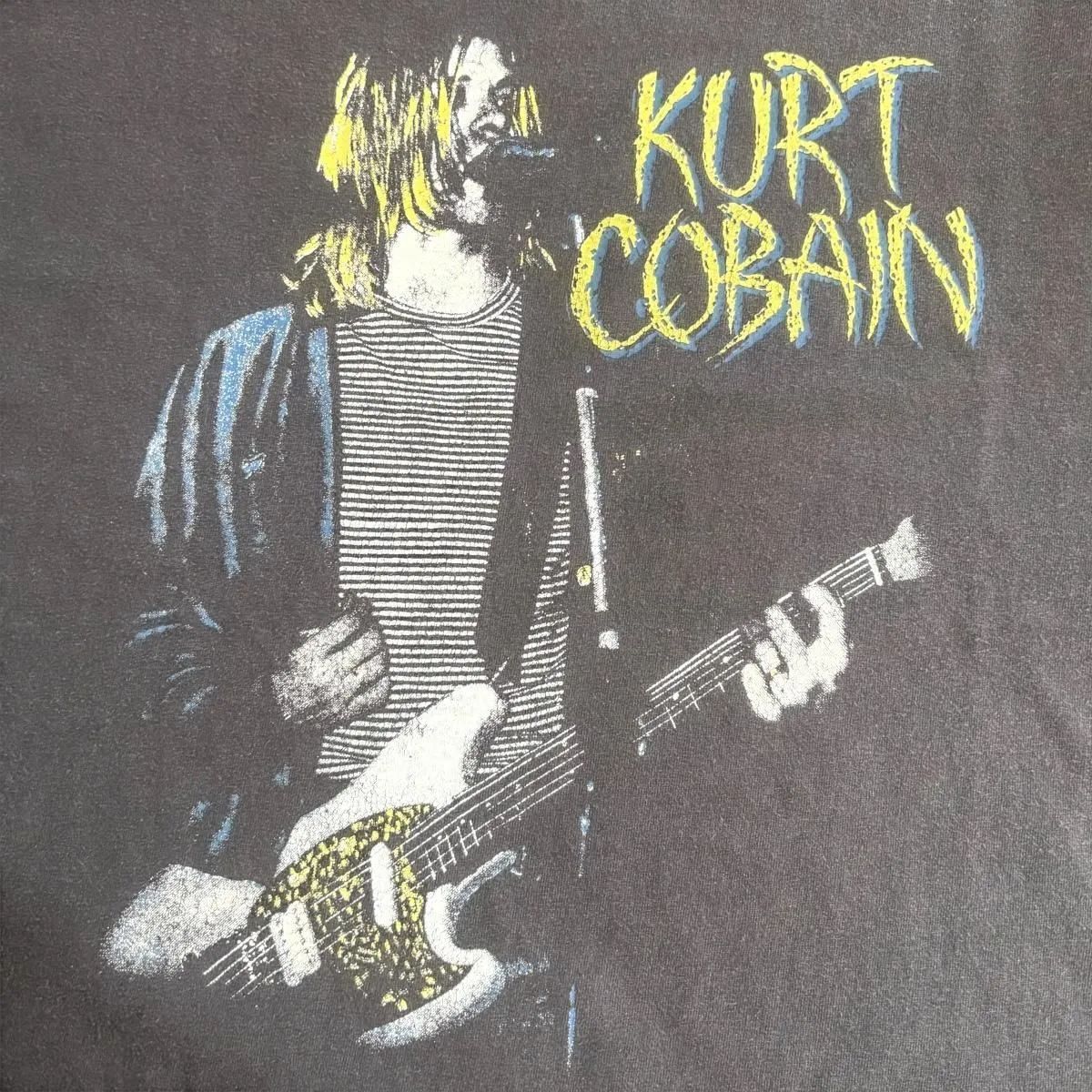 00s KURT COBAIN S/S TEE カートコバーン Tシャツ XL 黒 HANES