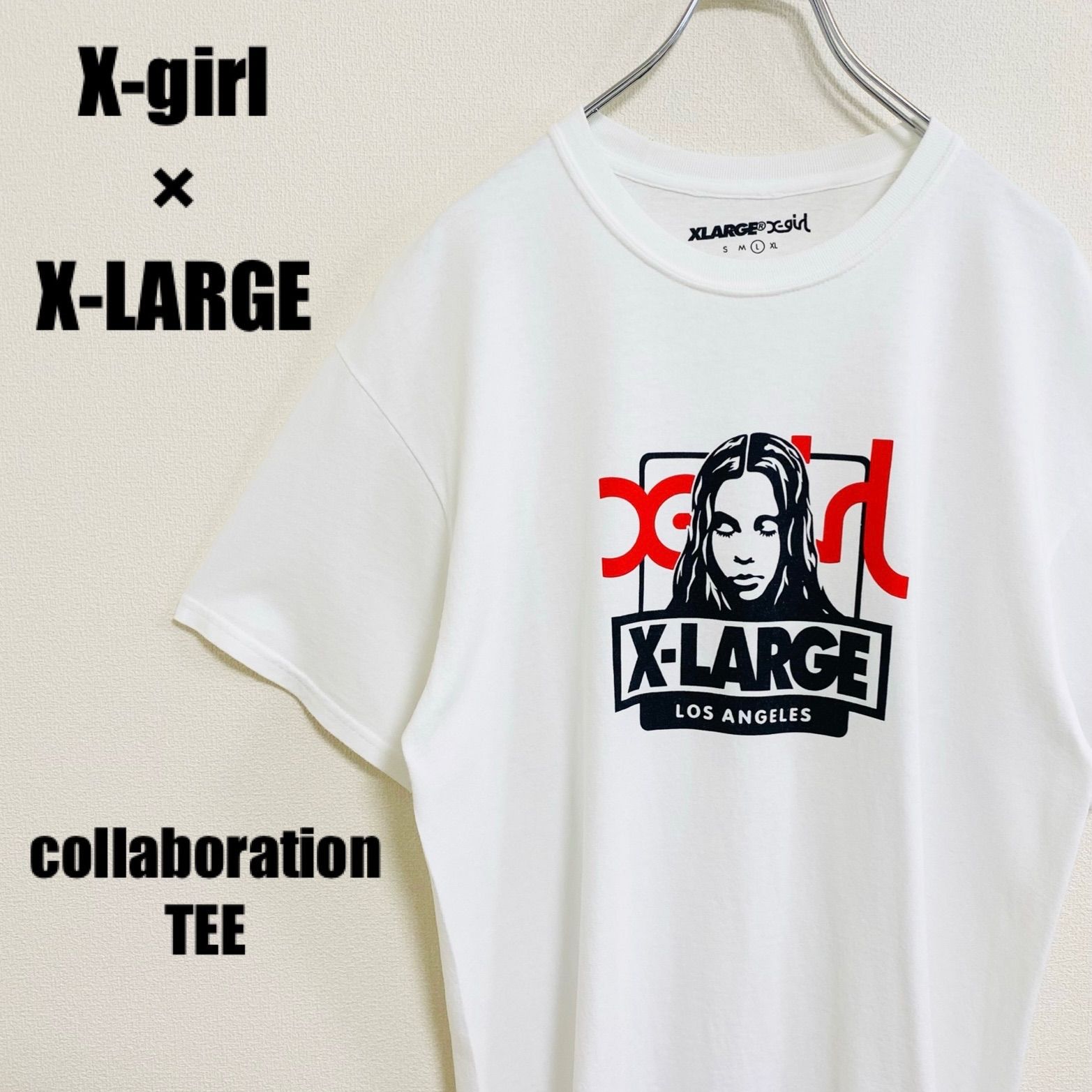 エックスガール エクストララージ コラボ Tシャツ X-girl X-LARGE ...