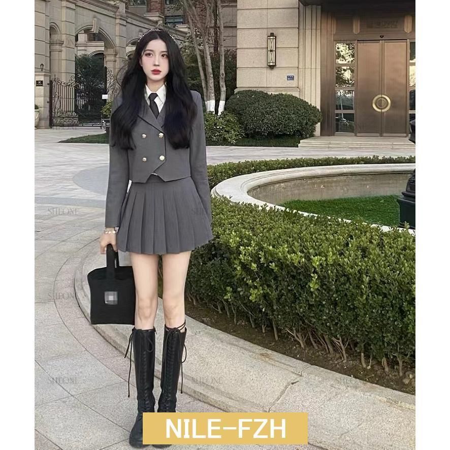 韓国 制服 卒業式 スーツ 女の子 卒服 ピアノ発表会 スーツ 女の子 大きいサイズ 4点セット フォーマル スーツ 制服韓国 子供服 卒服 子供スーツ 高