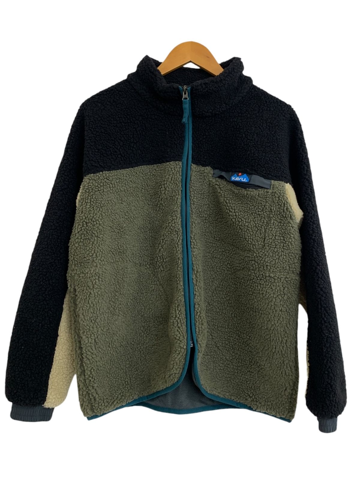 KAVU カブー PINESDALE SHADOW PINE ボアフリースジャケット 2167-1816 L シャドー レディース|004