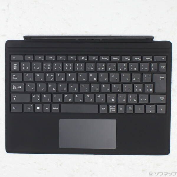 【未使用、展示品】マイクロソフト Surface Pro FMM-00019 中古品〕 Surface Pro Type Cover FMN-00019 ブラック【377