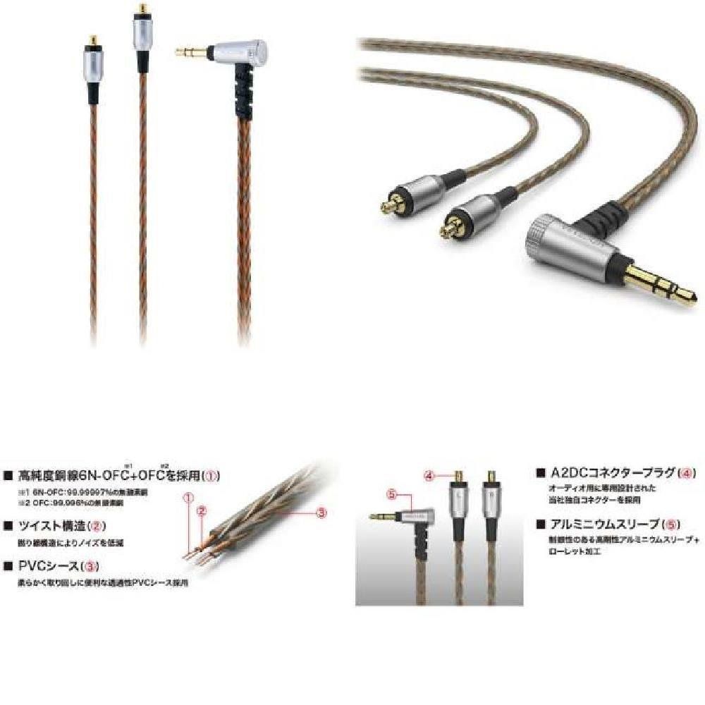 ヘッドホン用着脱ケーブル