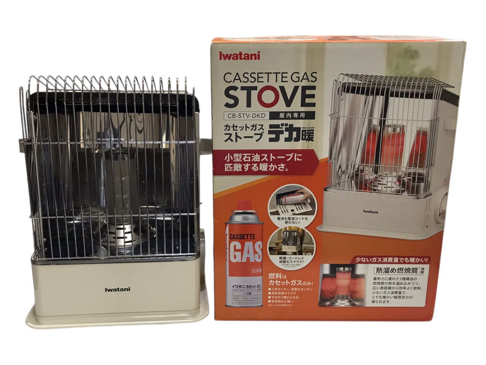 Iwatani カセットガスストーブ CB-STV-DKD