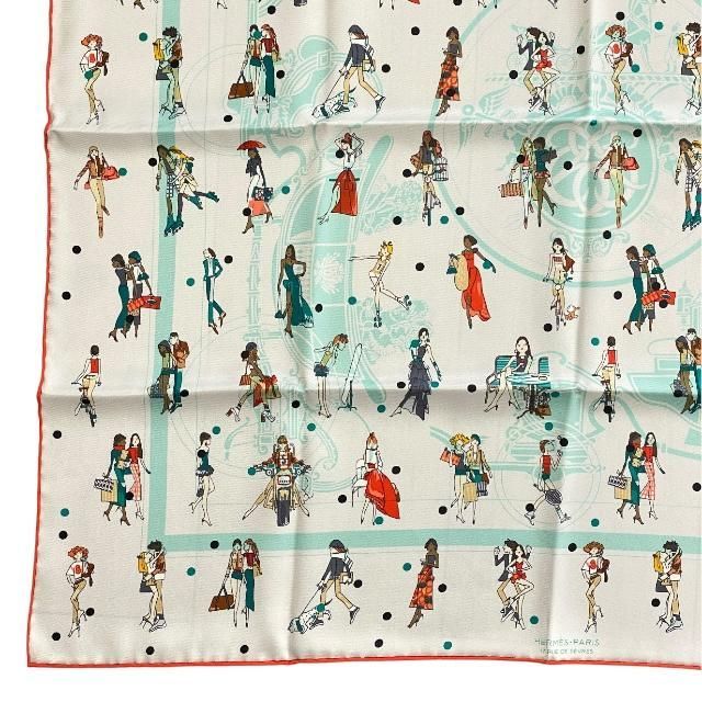 限定・美品】HERMES エルメス スカーフ カレ70 EX LIBRIS LES PARISIE