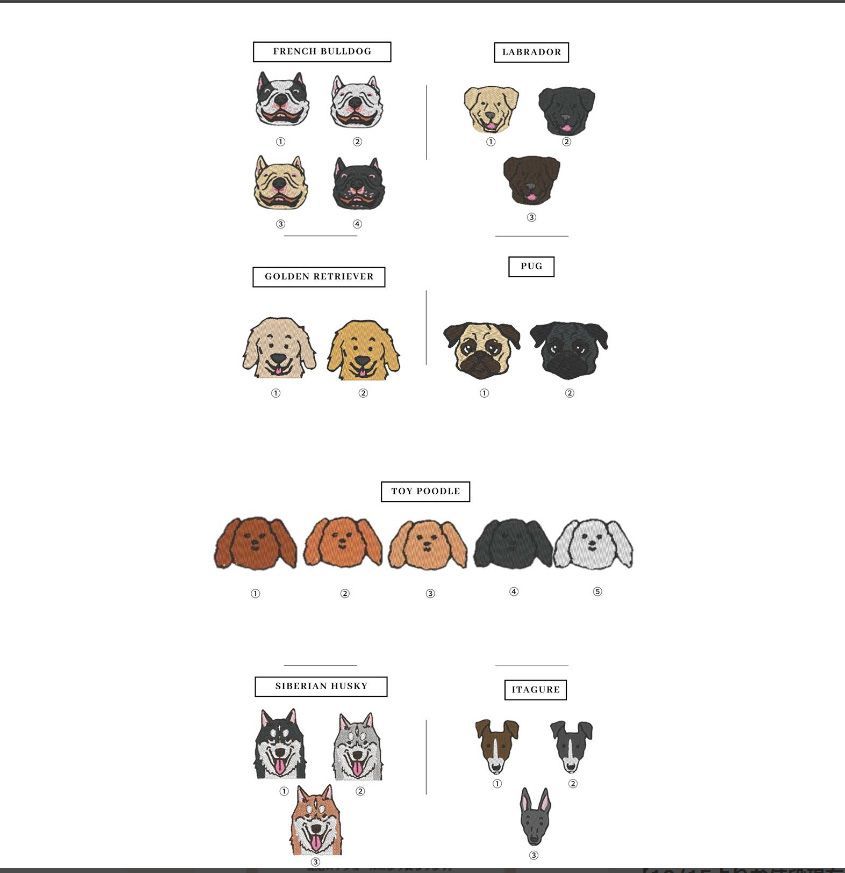 犬用ハーネス対応】オリジナル名入れ刺繍ネームタグ ワッペン Julius