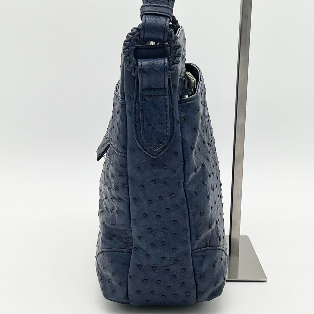 極美品】Takechi オーストリッチ ダチョウ ハンドバッグ Exotic タケチ 