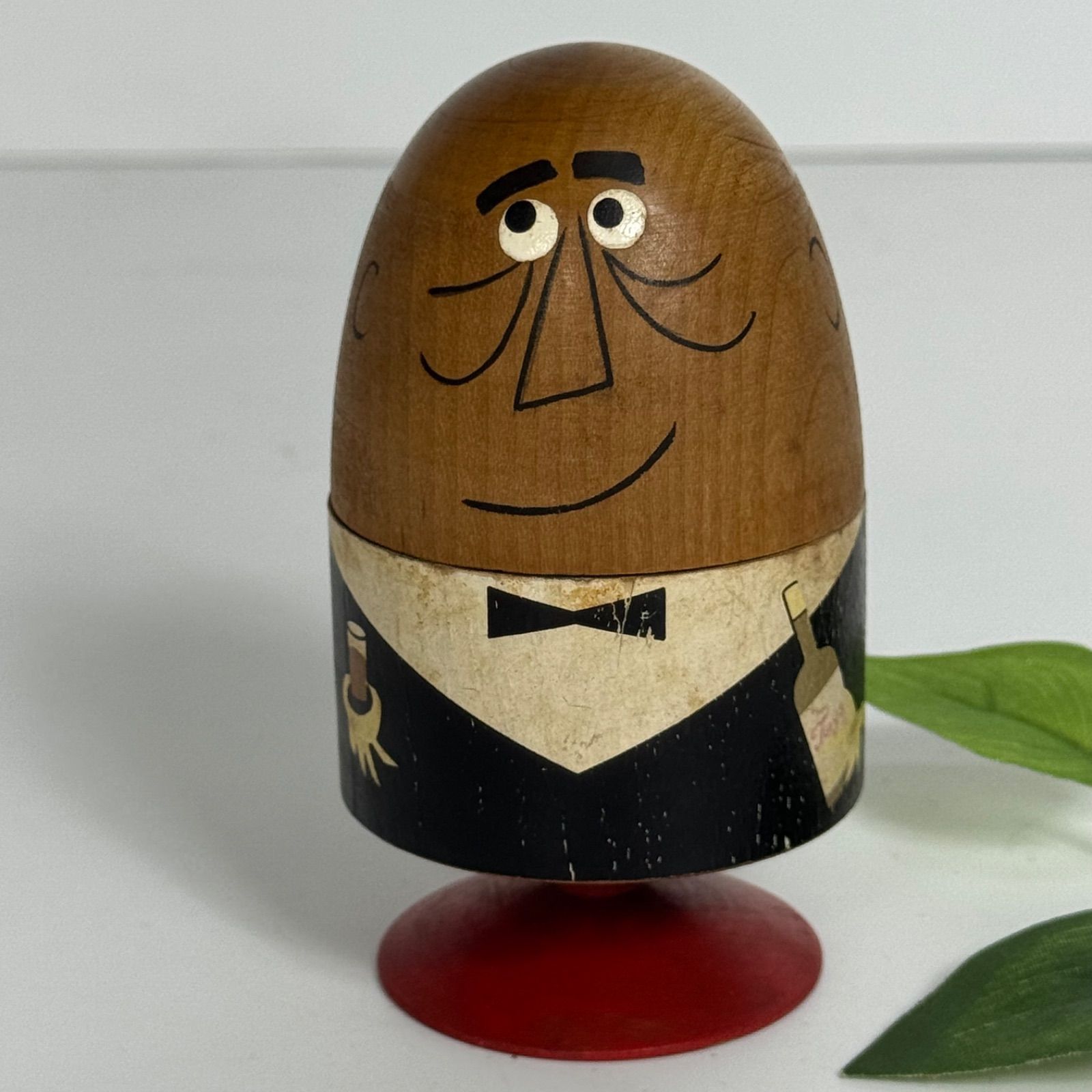 プレミア 昭和レトロ サントリー トリスウイスキー アンクルトリス 木製 爪楊枝入れ ヴィンテージ プレミア 酒販店配布品