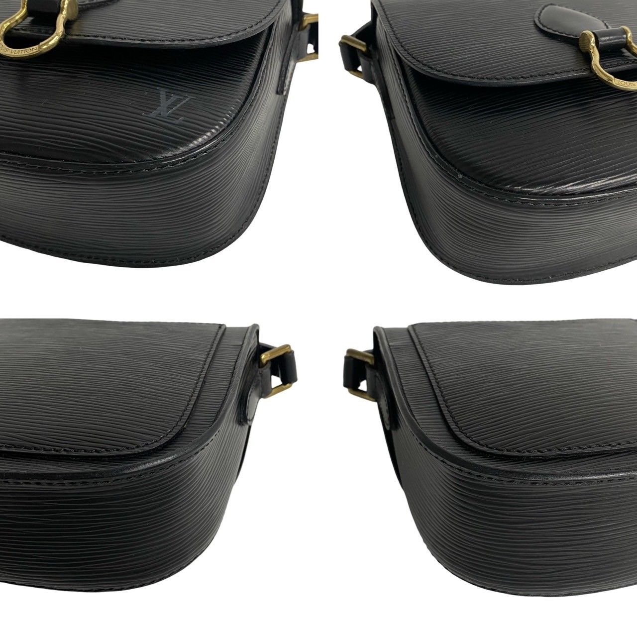 極 美品 LOUIS VUITTON ルイヴィトン ロゴ ミニ サンクルー エピ 