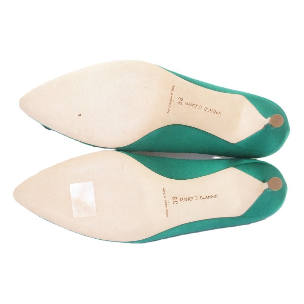 未使用 MANOLO BLAHNIK マノロブラニク ハンギシ ビジューモチーフ