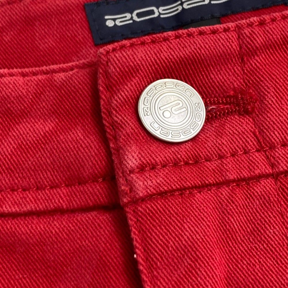 サイズ：L ROSASEN ロサーセン ストレッチスカート 総柄 レッド系