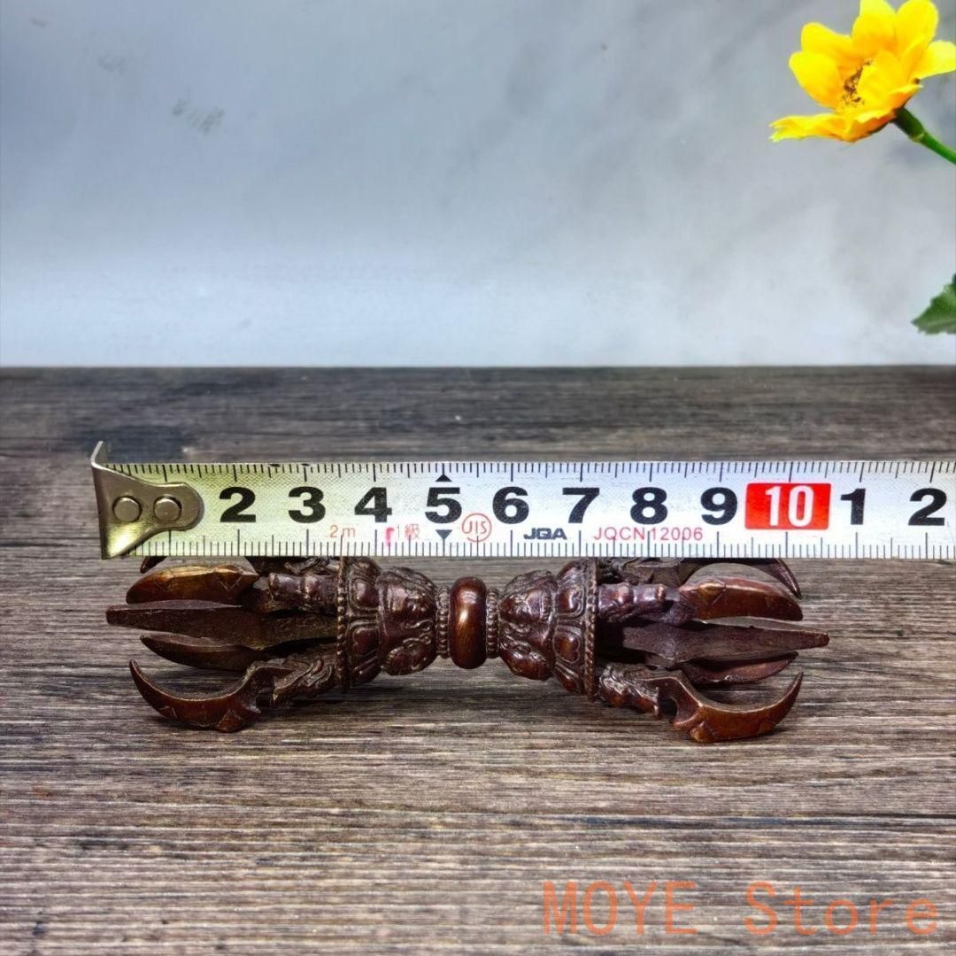 銅 細工 密宗多傑金剛法器 金剛杵 降魔杵 辟邪 開運風水 招財 置物