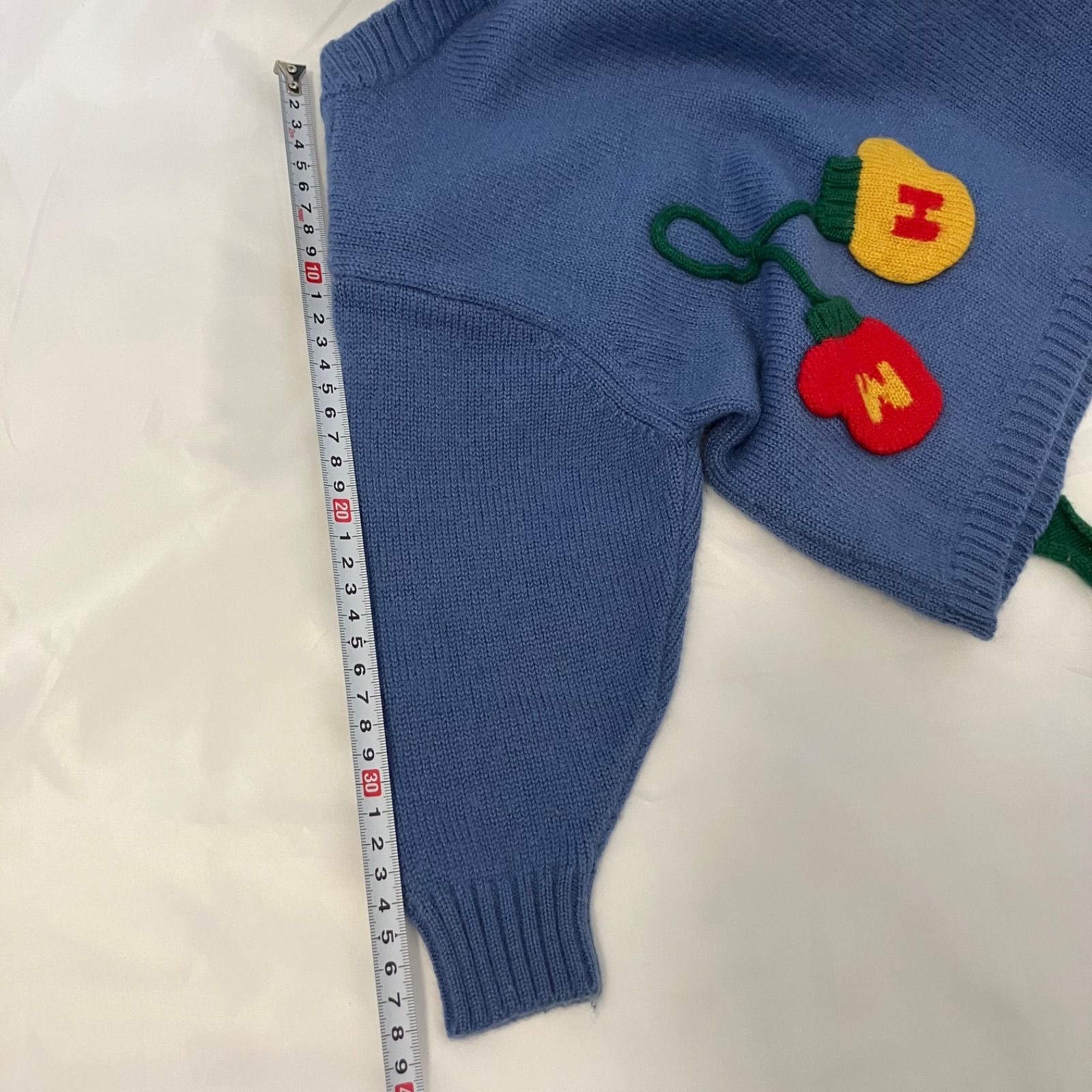 369ミキハウスmikihouse95size 立体くまさんセーター