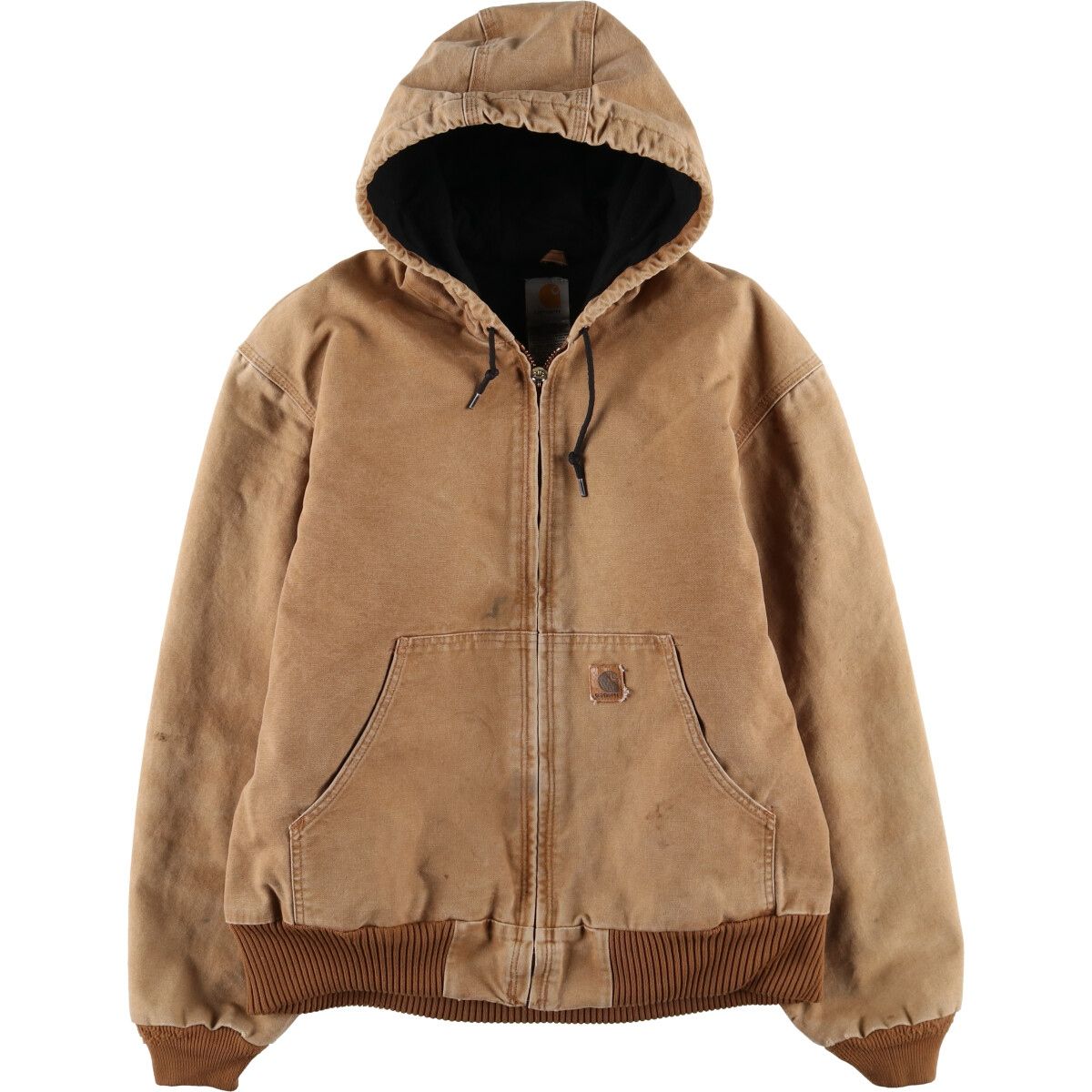 古着 カーハート Carhartt アクティブジャケット ダックフルジップパーカー メンズL相当/evb009582