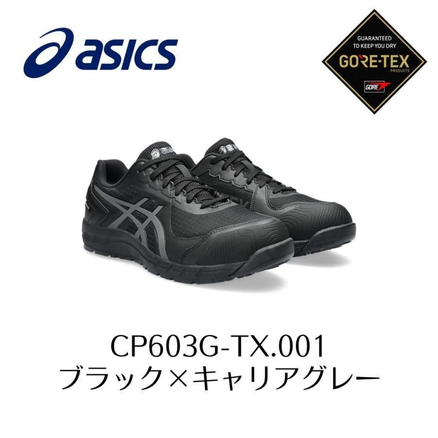 ASICS CP603 G-TX 001 ブラック×キャリアグレー 新作 ゴアテックス