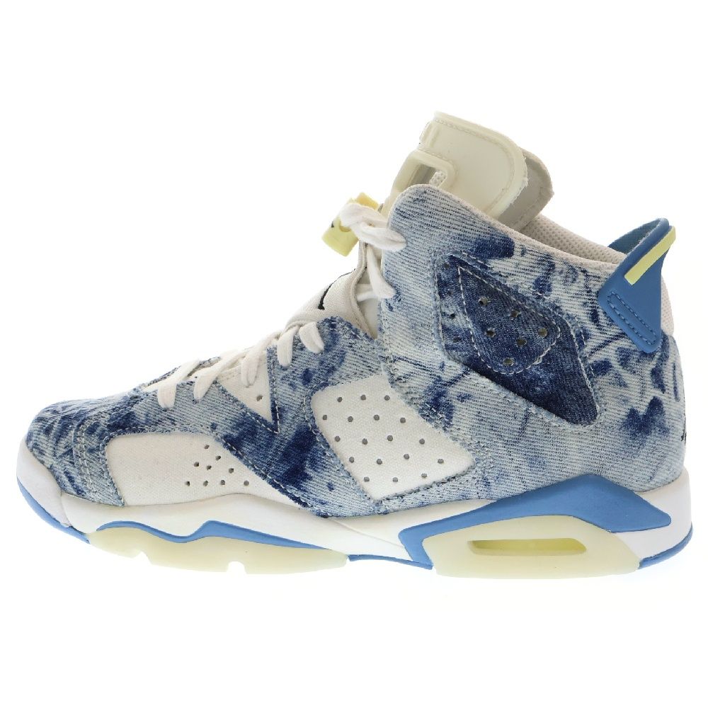 NIKE (ナイキ) AIR JORDAN 6 RETRO GS Washed Denim DM9045-100 エア  