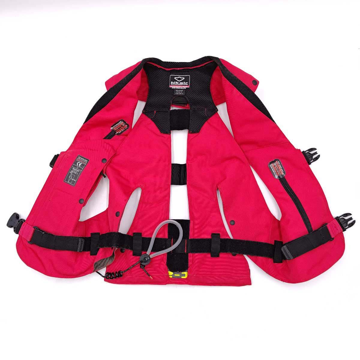  ヒットエアー エアバッグ プロテクター SV-2 べスト レッド hit-air 乗馬 馬具 プロテクター 乗馬