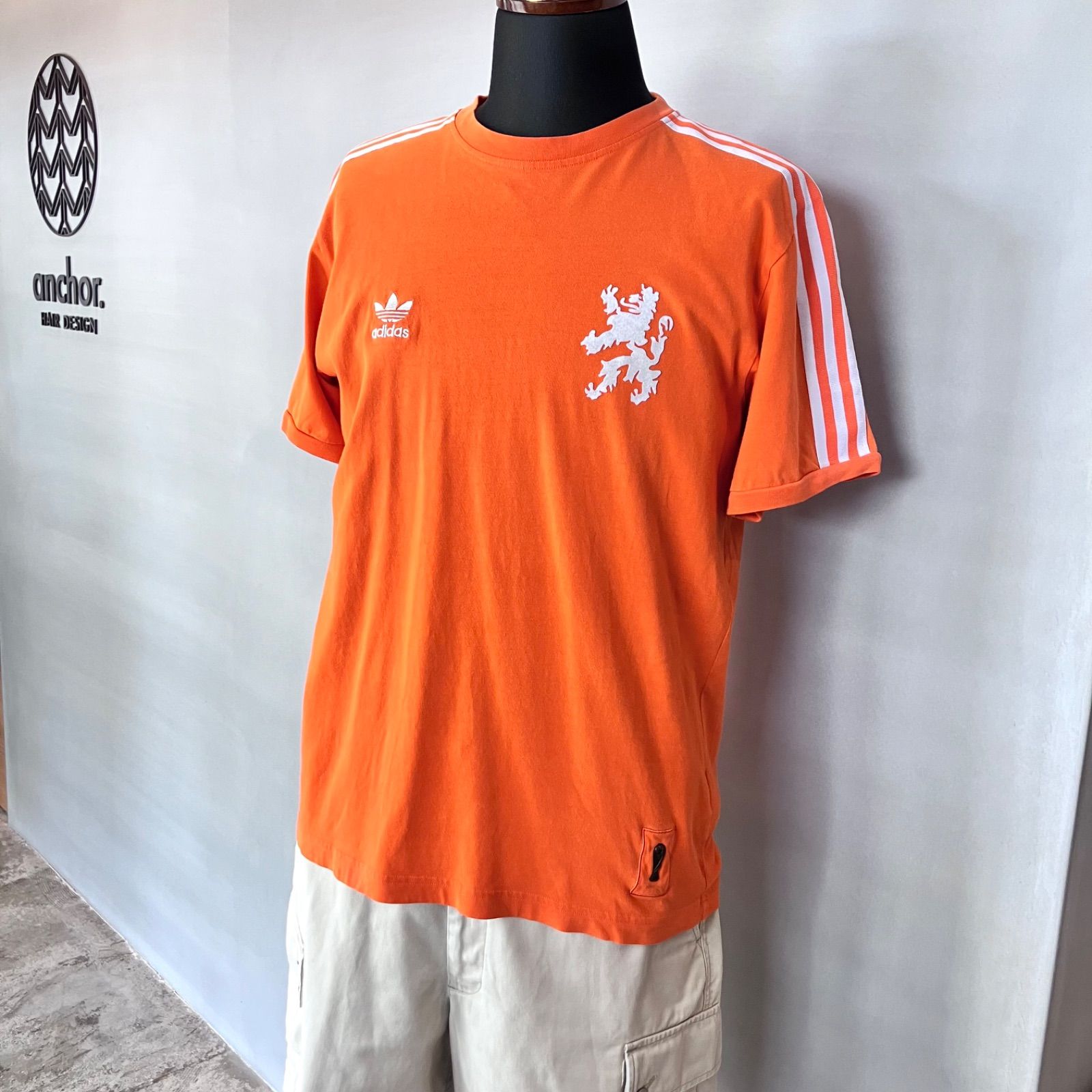 90〜00's adidas アディダス オランダ代表 FIFA WORLD CUP Tee Tシャツ
