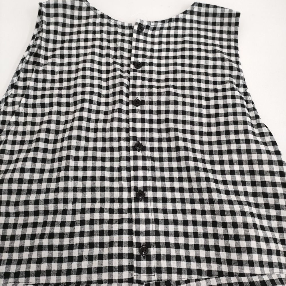 ギンガムチェックサロペット