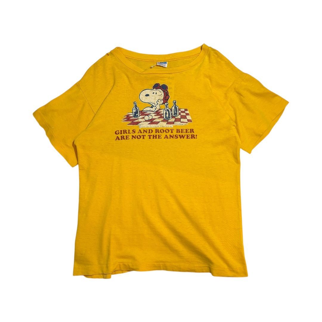 D162】70s Champion PEANUTS SNOOPY T-shirt/ 1970年代 チャンピオン
