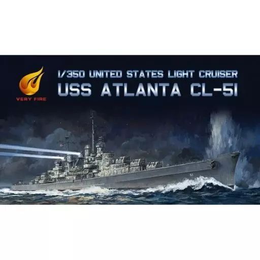 【新品】1/350 米海軍 軽巡洋艦 USSアトランタ CL-51 通常版 1/350 米海軍軽巡洋艦 USS アトランタ CL-51 (通常版) - (株