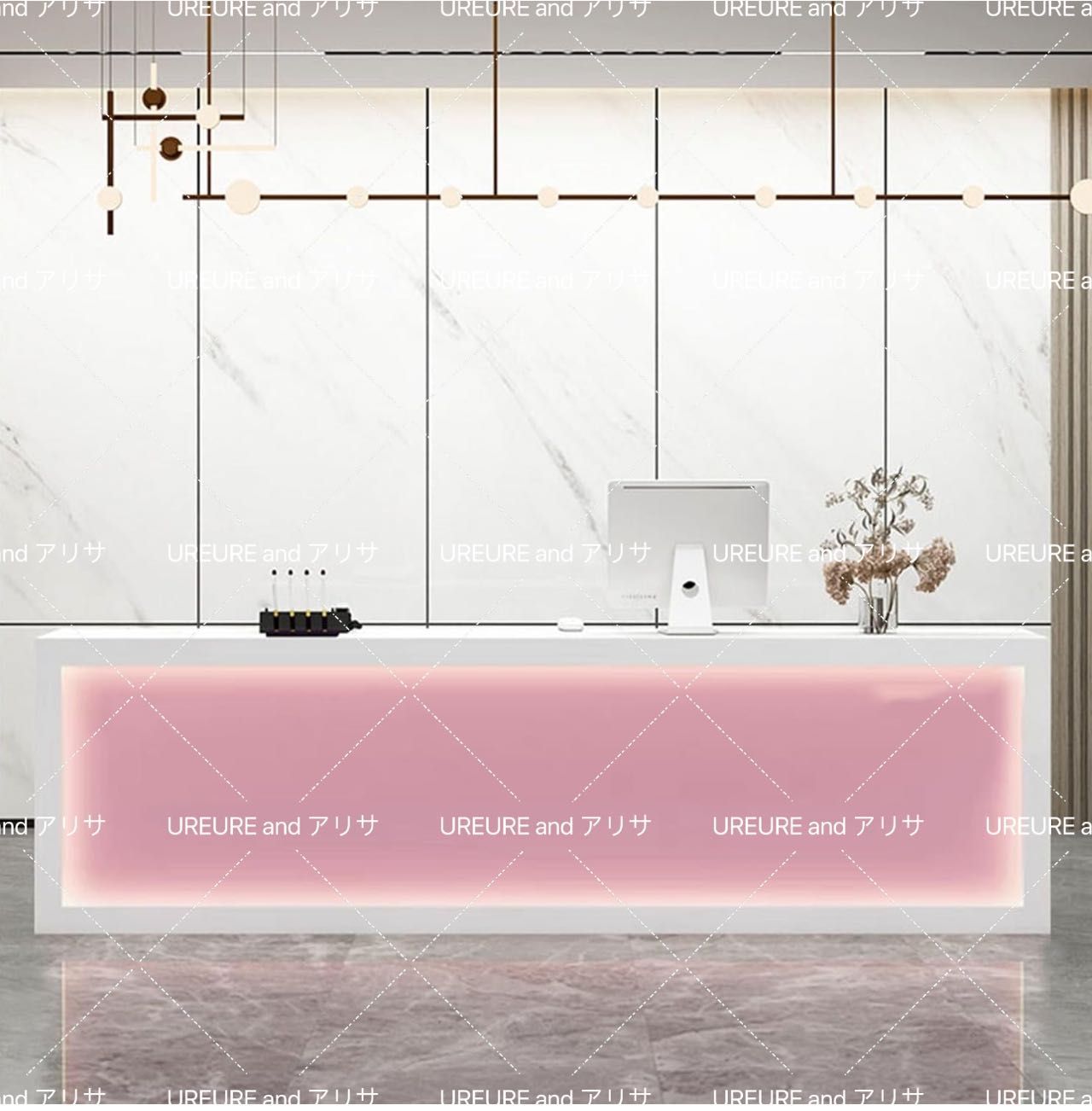 レジ レジ キャビネット シンプル モダンな衣料品店コンビニエンス ストア小さなバー モール店の受付デスク ホテルのレジ係に適しています 120x50x80cm
