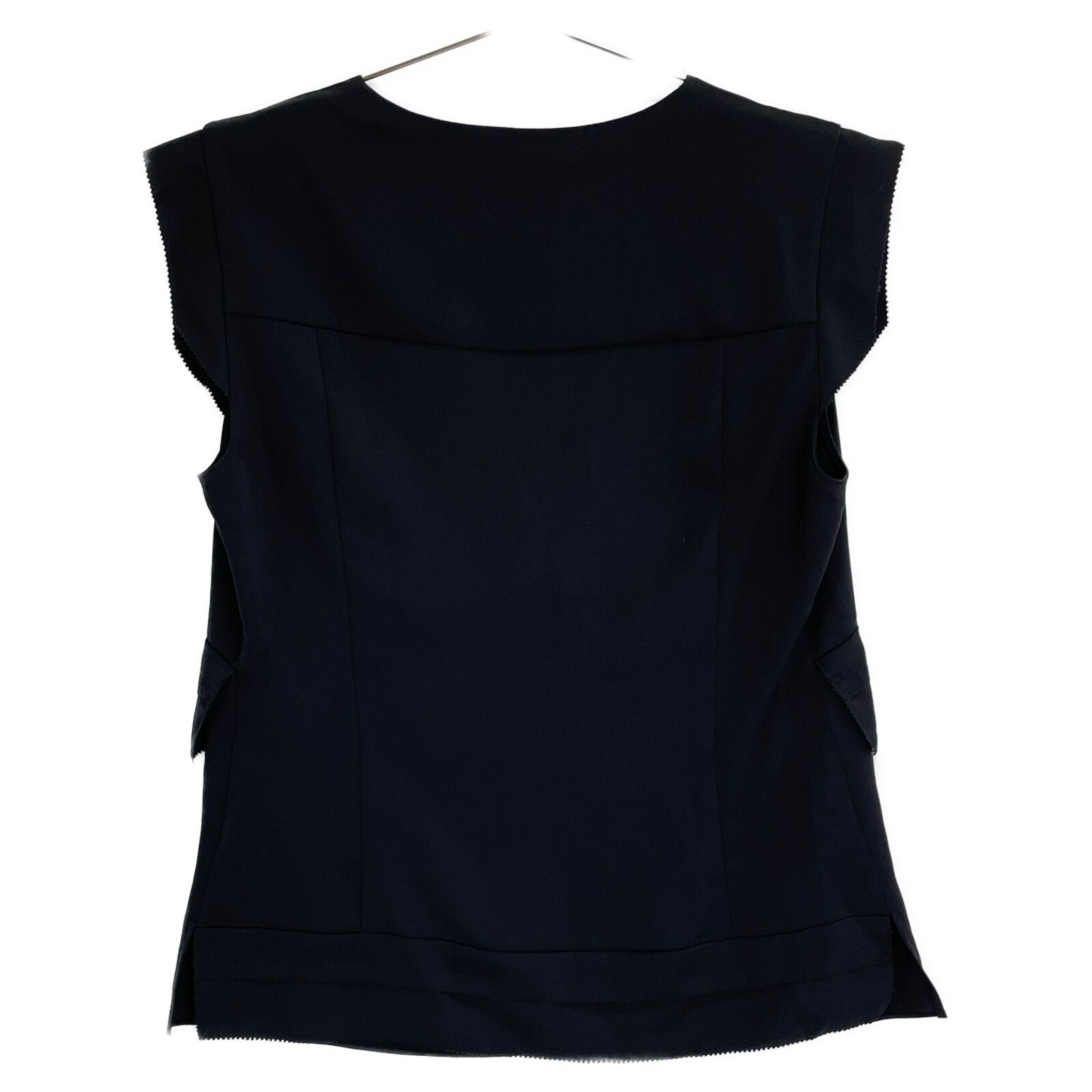DAISY LIN デイジーリン 06230 ブラック ポリエステル Photogenic Blouse ノースリーブブラウス ブラック 40 トップス ポリエステル レディース 中古 ☀ DAISY LIN デイジーリン 06230 ブラック ポリエステル