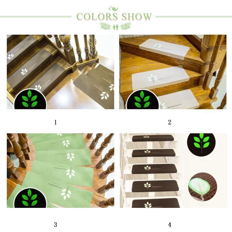 階段マット15枚入70 22cm防音マット蓄光式滑り止め階段敷き吸着マットキズ防止傷防止転倒防止ズレない階段カーペットマット