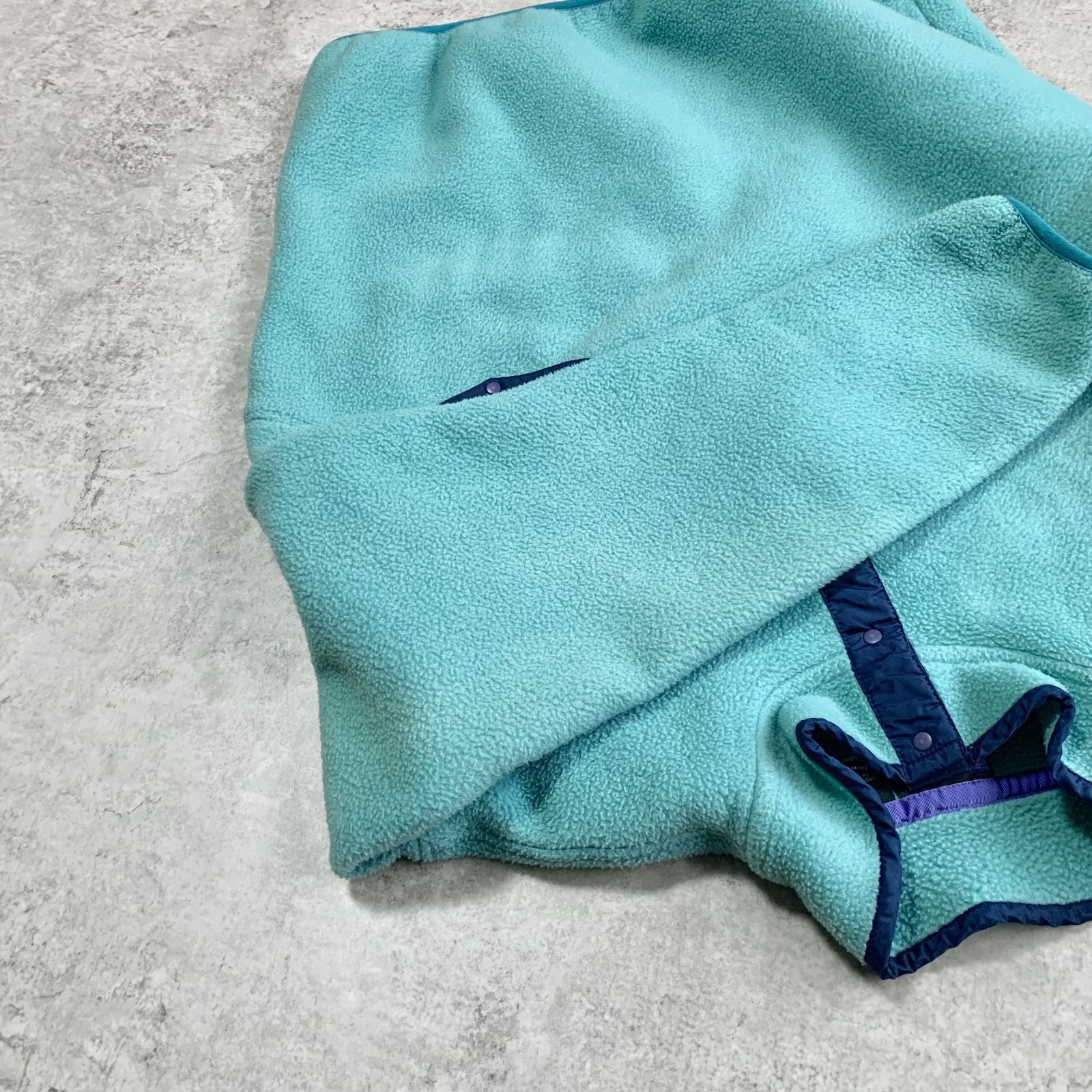 90s patagonia Synchilla Snap T Pullover 【Turquoise】 パタゴニア 