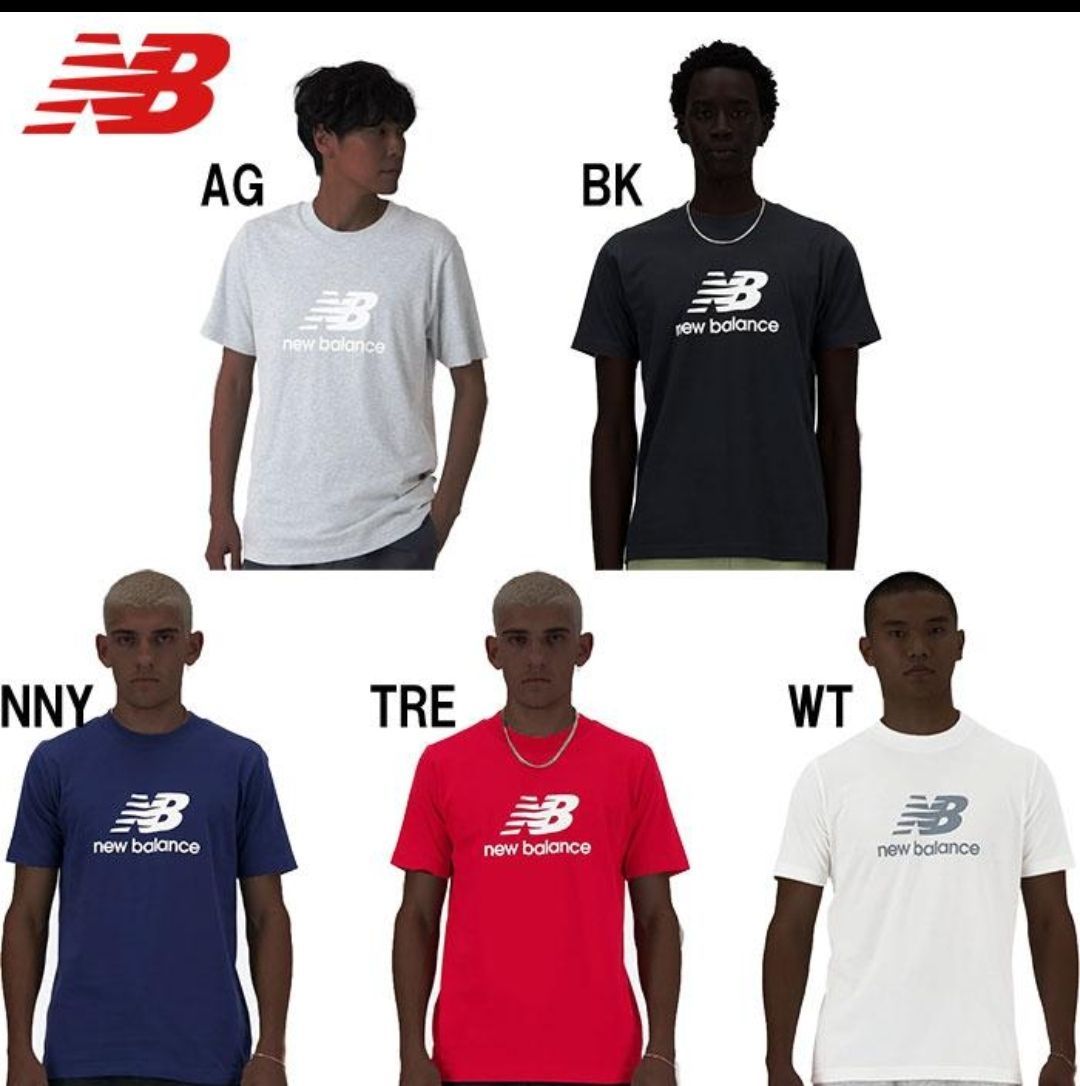 ニューバランス Tシャツ Stacked Logo ショートスリーブTシャツ