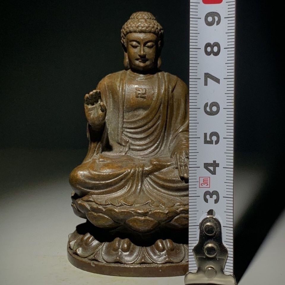 鉄像 鉄仏 釈迦牟尼端塔仏 大日如来仏像 工芸品 置物 仏像 大日如来 釈迦牟尼 老仏像 仏像祈福 鎮宅 置物 装飾品 工芸
