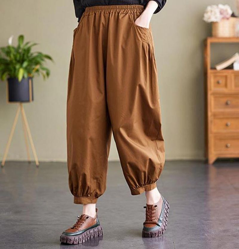 バルーンパンツ パンツ レディース サルエルパンツ ロング丈