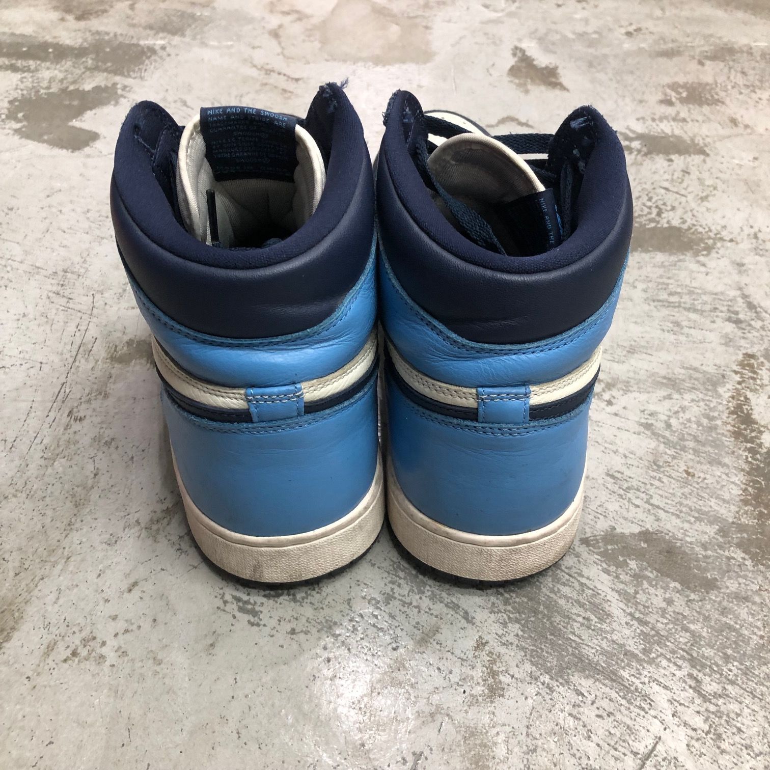 NIKE AIR JORDAN 1 RETRO HIGH OBSIDIAN UNC 555088-140 オブシディアン ジョーダン1 スニーカー ナイキ 30cm 72908A1