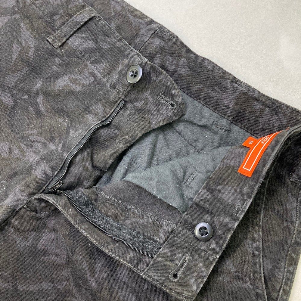 サイズ：M BEAMS GOLF ビームスゴルフ ハーフパンツ 総柄 ブラック系