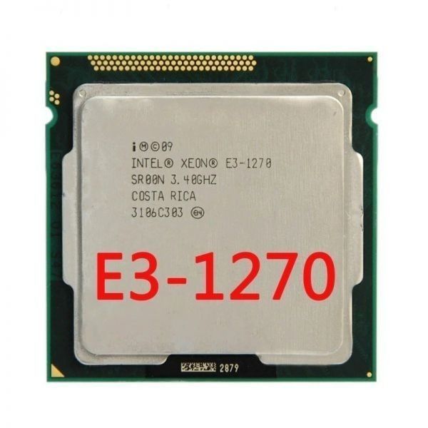 Intel Xeon E3-1270 SR00N 4C 3.4GHz 8MB 80W LGA 1155 - メルカリ
