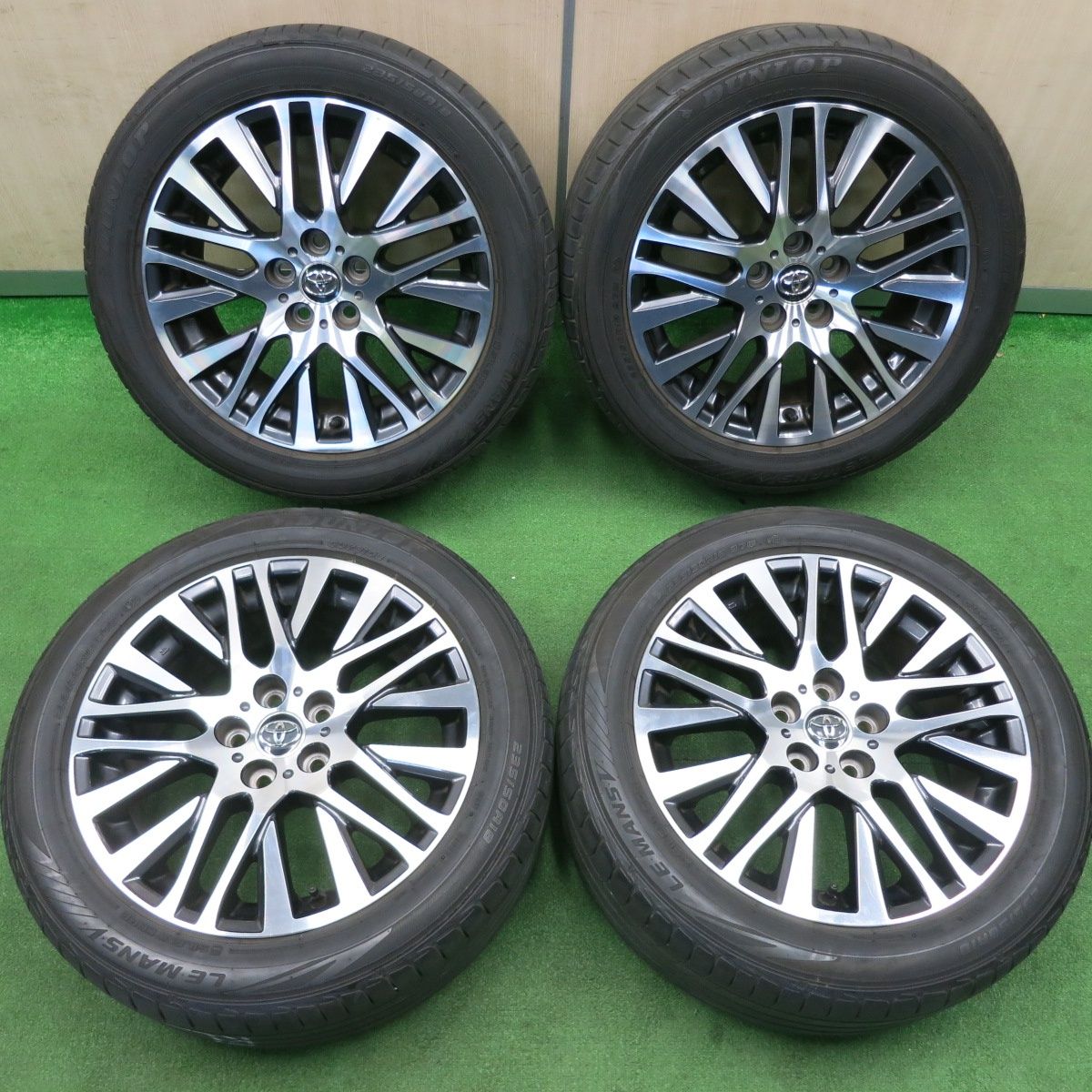 ジャガーXJ8　X350　純正　アルミホイール　スタッドレスタイヤ 4本セット ジャガーXJ8 X350 純正 アルミホイール スタッドレスタイヤ 4本セット