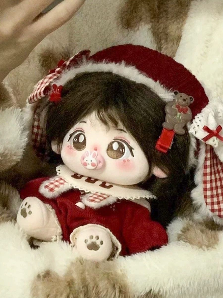 【オープニング 大放出セール】 10cmぬい服かわいいうさ耳の赤ずきん風セットぬいぐるみ着ぐるみ ぬいぐるみ